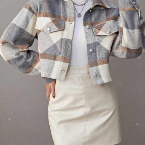 Check Shacket Jacket