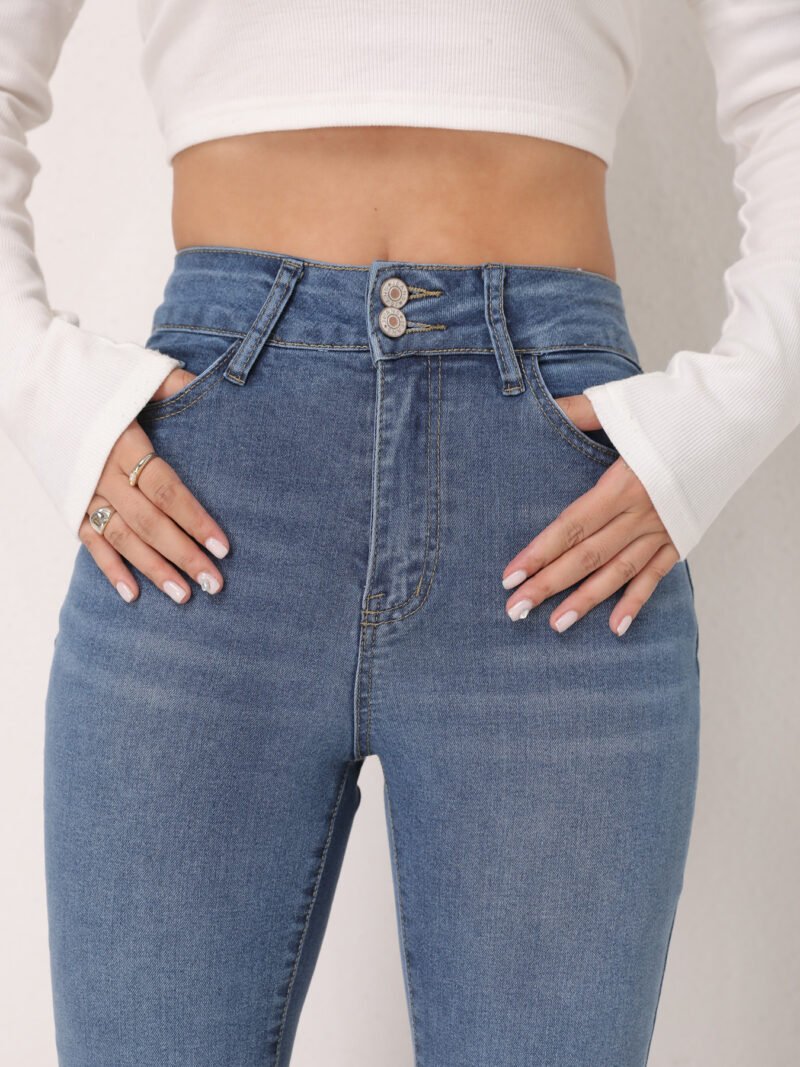 High Waist Straight Jeans