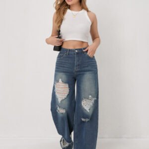 High Waist Wide Leg Jeans