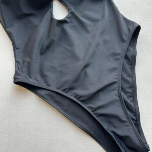 Ruched Backless Swimsuit