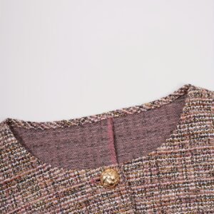 Belted Tweed Vest