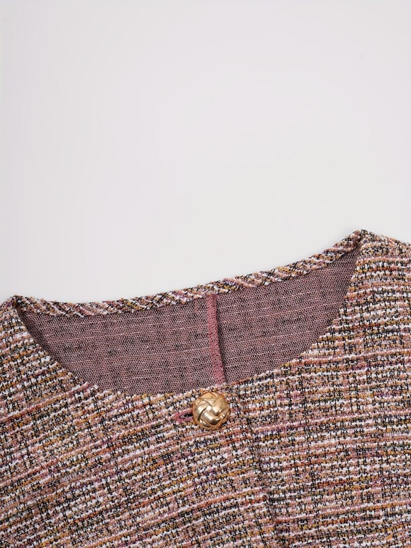 Belted Tweed Vest