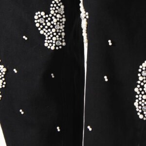 Beaded Straight Jeans