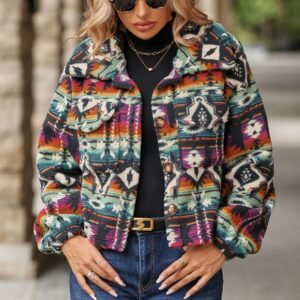 Aztec Print Jacket