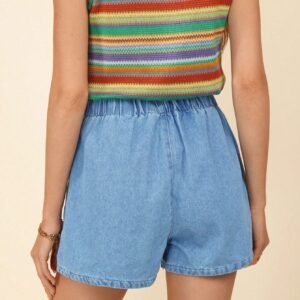 O1CN01NIxnBk2CBHwlq3NWo_2215850038435-0-cib.jpg High Waist Denim Shorts