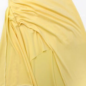 Asymmetric Strapless Maxi Dress