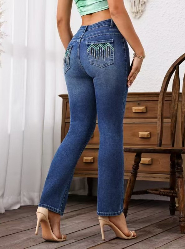 O1CN01OHt8Ex1hxbbcsAuMa_2219869834344-0-cib.jpg Embroidered Straight Leg Jeans