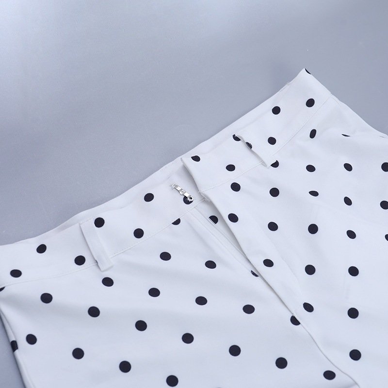 Polka Dot Cropped Pants