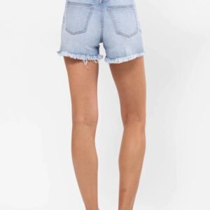 Slim Fit Denim Shorts