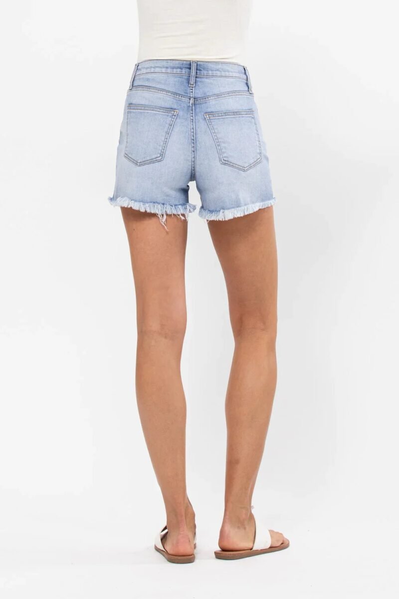 Slim Fit Denim Shorts