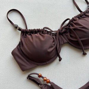 O1CN01OX4LCb1ykBUsqcKaD_2217704606616-0-cib.jpg Ruched Tie Strap Bikini
