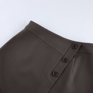 Asymmetric High Waist Skirt