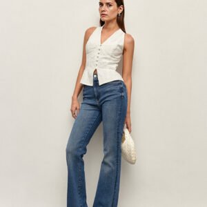 Lace Trim Sleeveless Vest