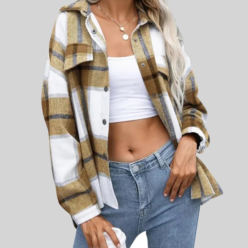 Plaid Shacket Jacket