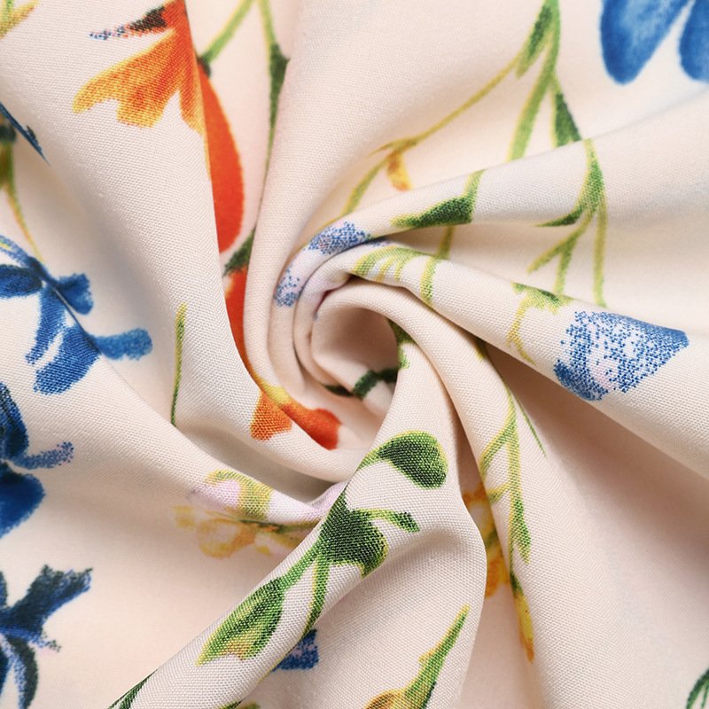 Floral Square Neck Maxi Dress