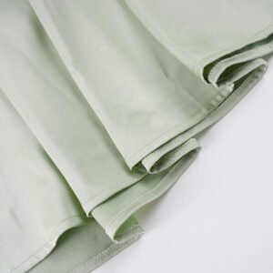 Glossy A-Line Maxi Skirt