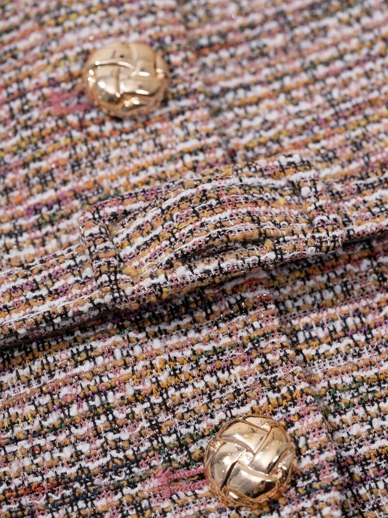 Belted Tweed Vest