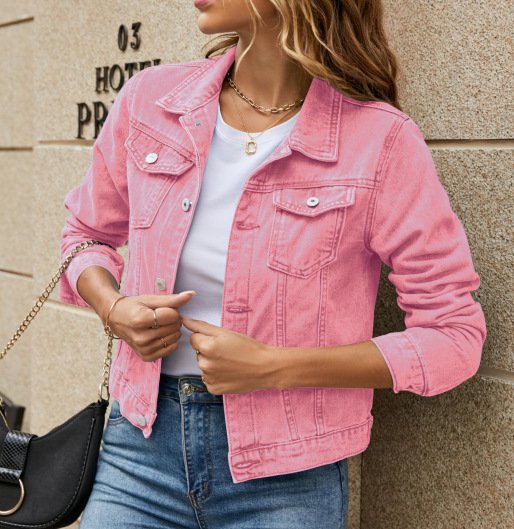 O1CN01PpUQ4e1OVgR8TJk6n_2206811291711-0-cib.jpg Slim Collared Denim Jacket
