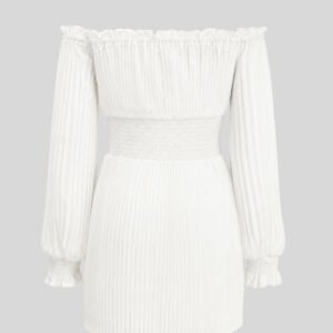 Smocked Off-Shoulder Dress