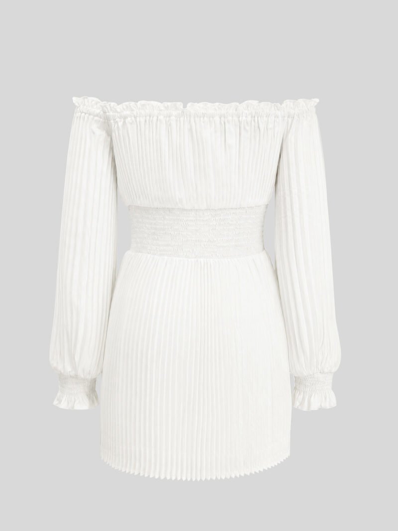 Smocked Off-Shoulder Dress