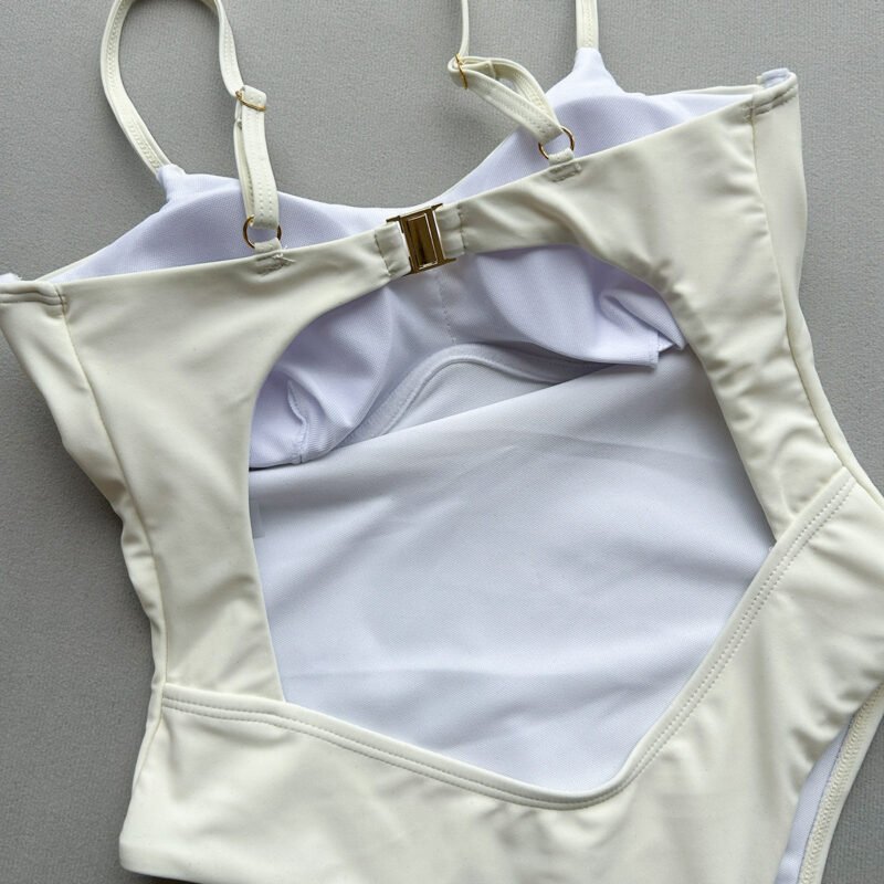 Backless Cutout Swimsuit
