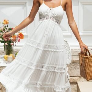 Lace Trim Cami Dress