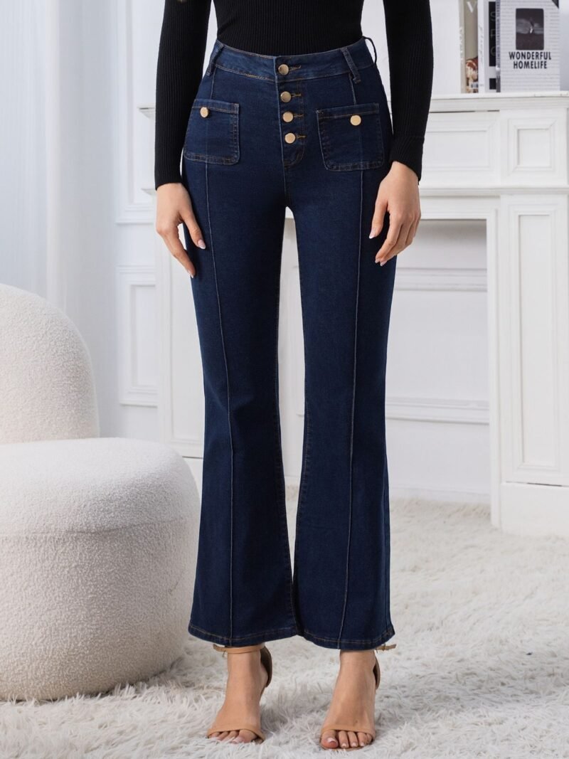 High Waist Bootcut Jeans