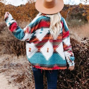 Aztec Print Jacket