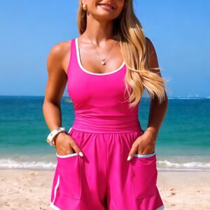 Ruched One-Piece Swimsuit