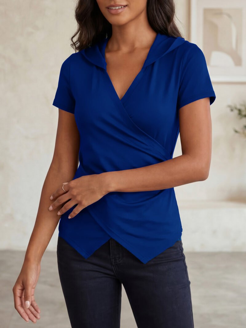 Ruched Slim T-Shirt Top