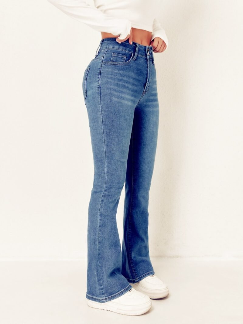 High Waist Straight Jeans