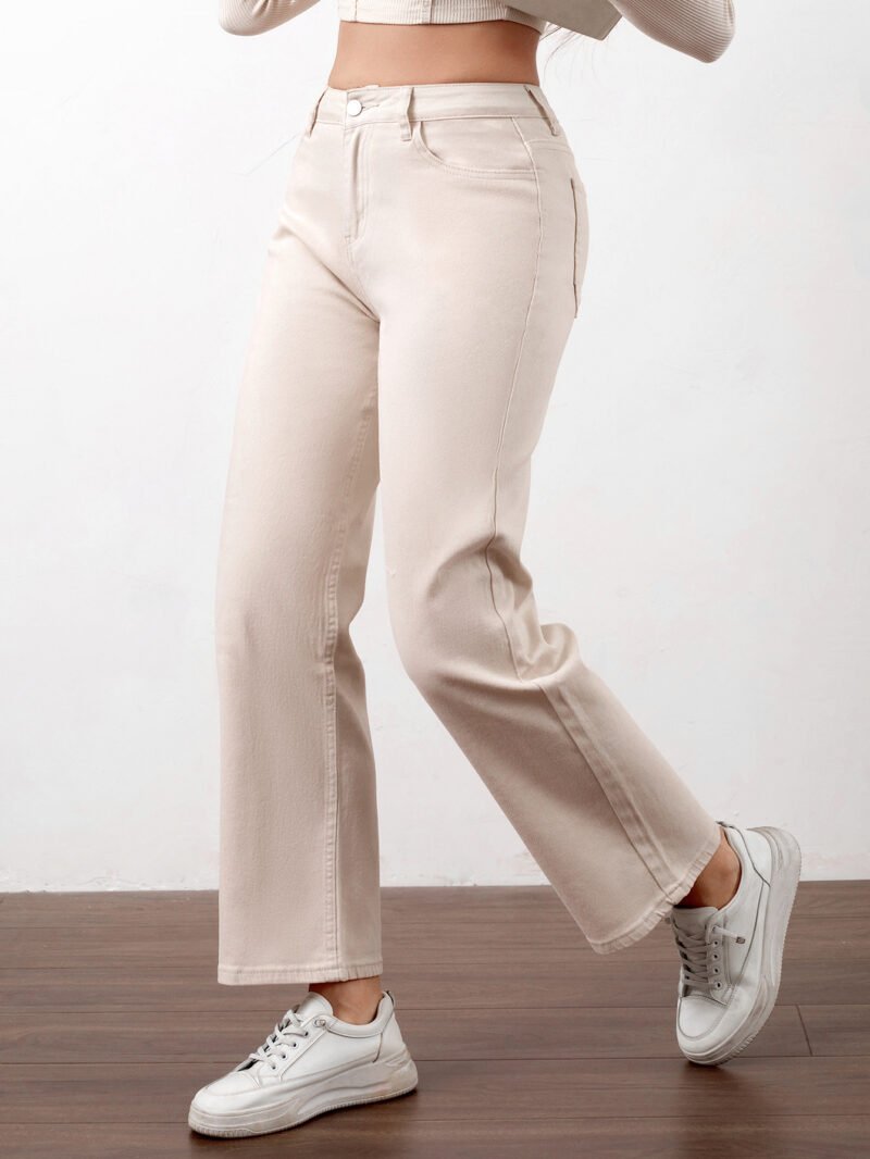 High Rise Straight Jeans