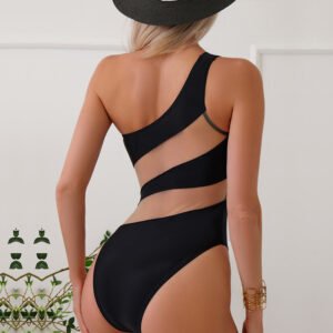 Asymmetric One Shoulder Swimsuit