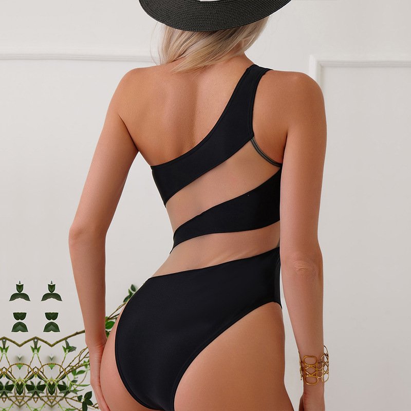 Asymmetric One Shoulder Swimsuit