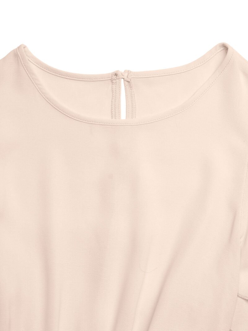 Belted Midi A-Line Dress