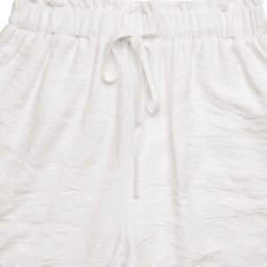 Lace Trim High Rise Shorts