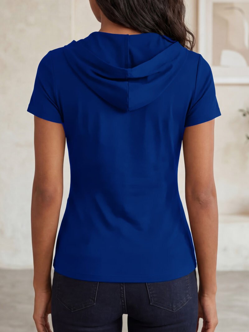 Ruched Slim T-Shirt Top
