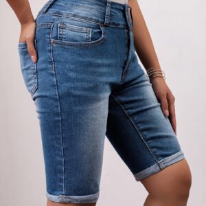 High Waist Denim Shorts