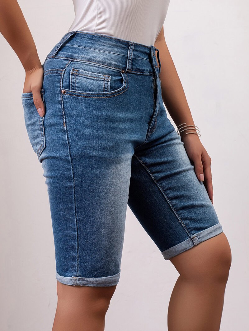 High Waist Denim Shorts