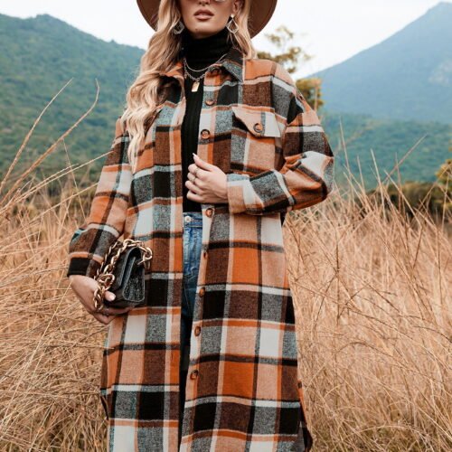 O1CN01U9PIJ62BMRcmVaUmq_2211882558324-0-cib.jpg Plaid Trench Jacket