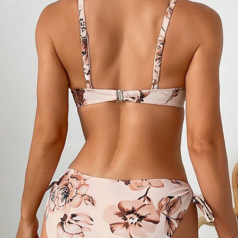 Ruched Floral Swimsuit