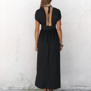 O1CN01XQwRYQ1dqV2EH3xvM_3020913787-0-cib.jpg Backless Midi A-Line Dress