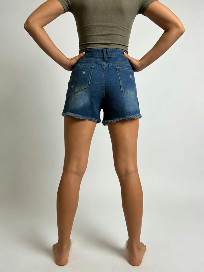 High Waist Denim Shorts