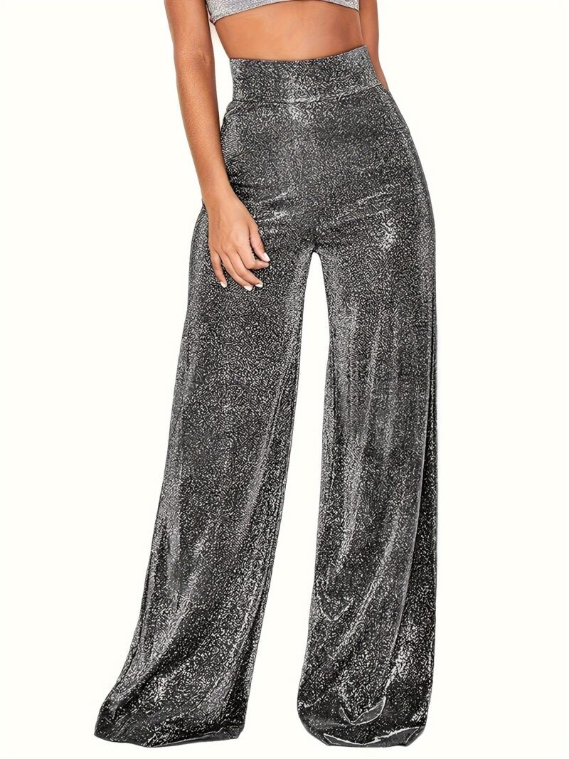 High Waist Straight Pants
