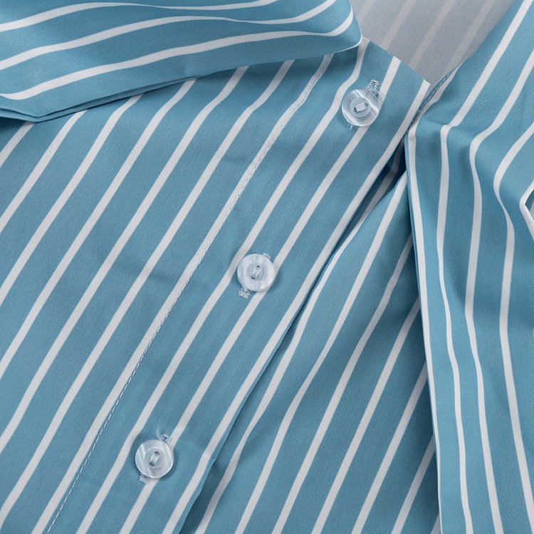 O1CN01Y9n0TT2KYCh3hXPYC_2212760969568-0-cib.jpg Striped Tie Neck Blouse