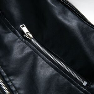 Slim Faux Leather Biker Jacket