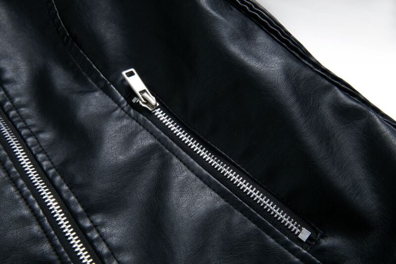 Slim Faux Leather Biker Jacket