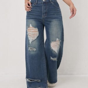 High Waist Wide Leg Jeans