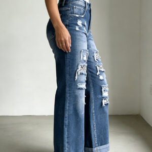 O1CN01YeBYy32M3B5T3f133_2206666479771-0-cib.jpg Leopard Patch Straight Jeans