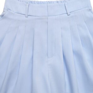 High Waist Pleated Shorts